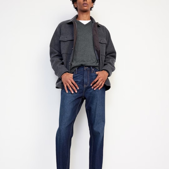 NWT OLD NAVY V-Neck Sweater Color: Dark Heathered Gray - Picture 4 of 5